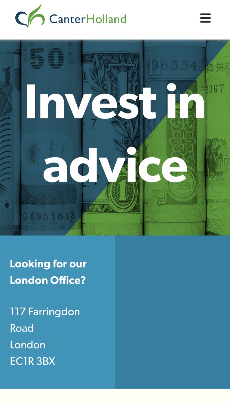 Canter Holland Mobile Mockup