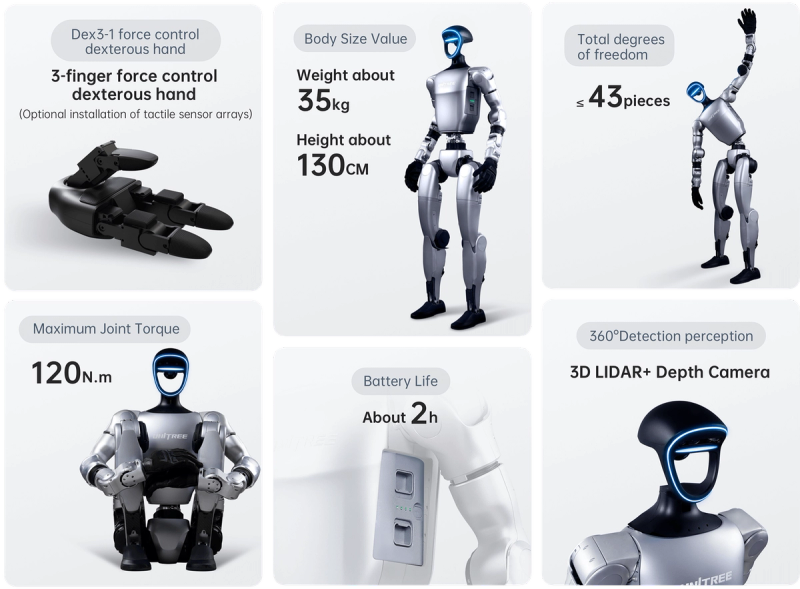 Unitree G1 humanoid robot