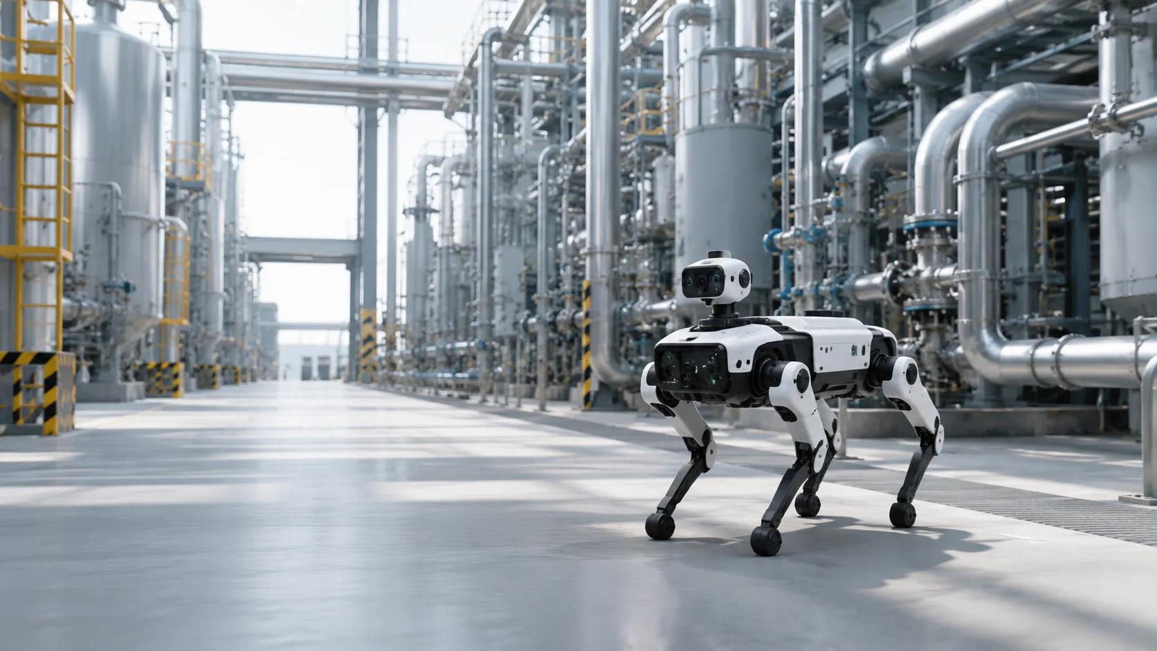 Industrial inspection and security robotics