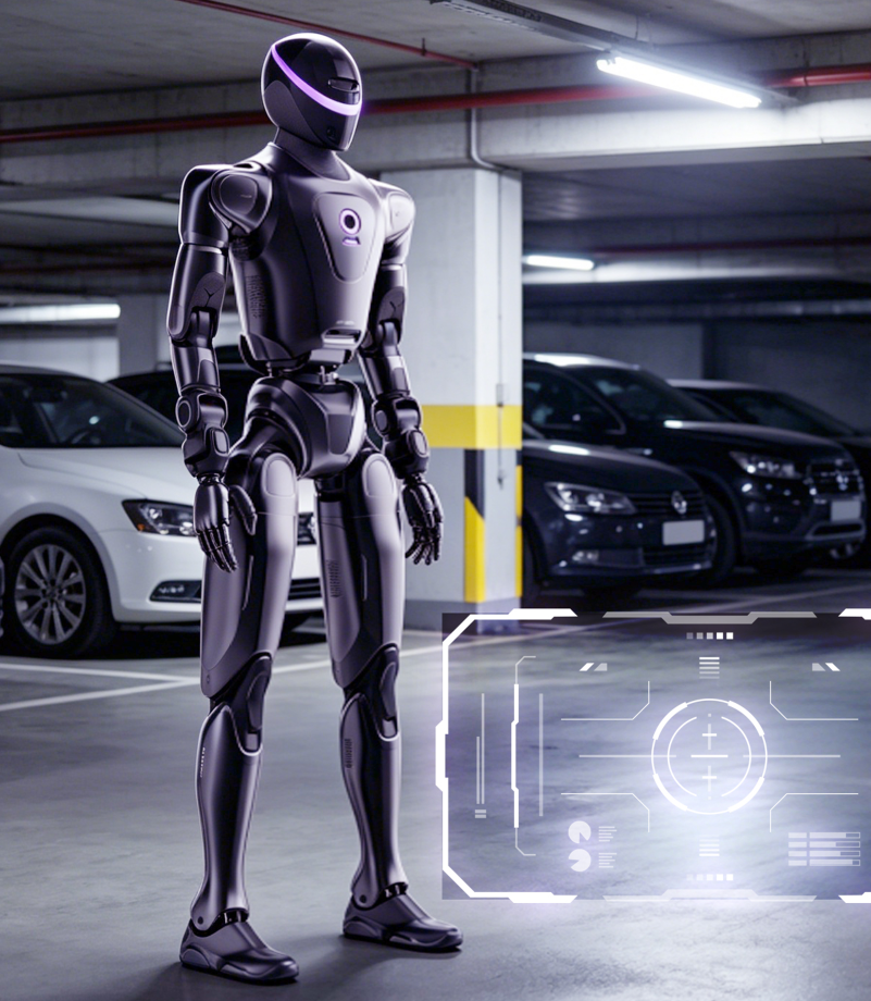 MagicBot X1 on autonomous patrol and security inspection duty