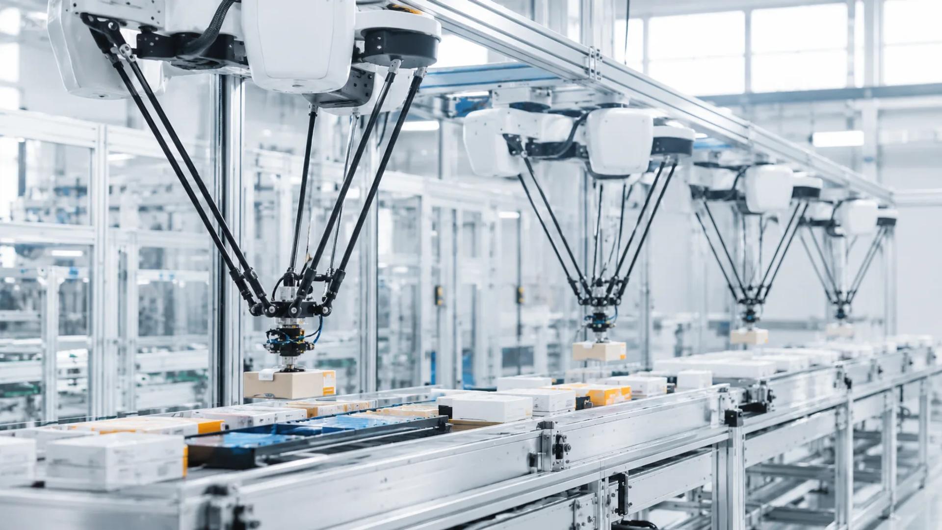 High-speed picking, packaging and parallel robotics