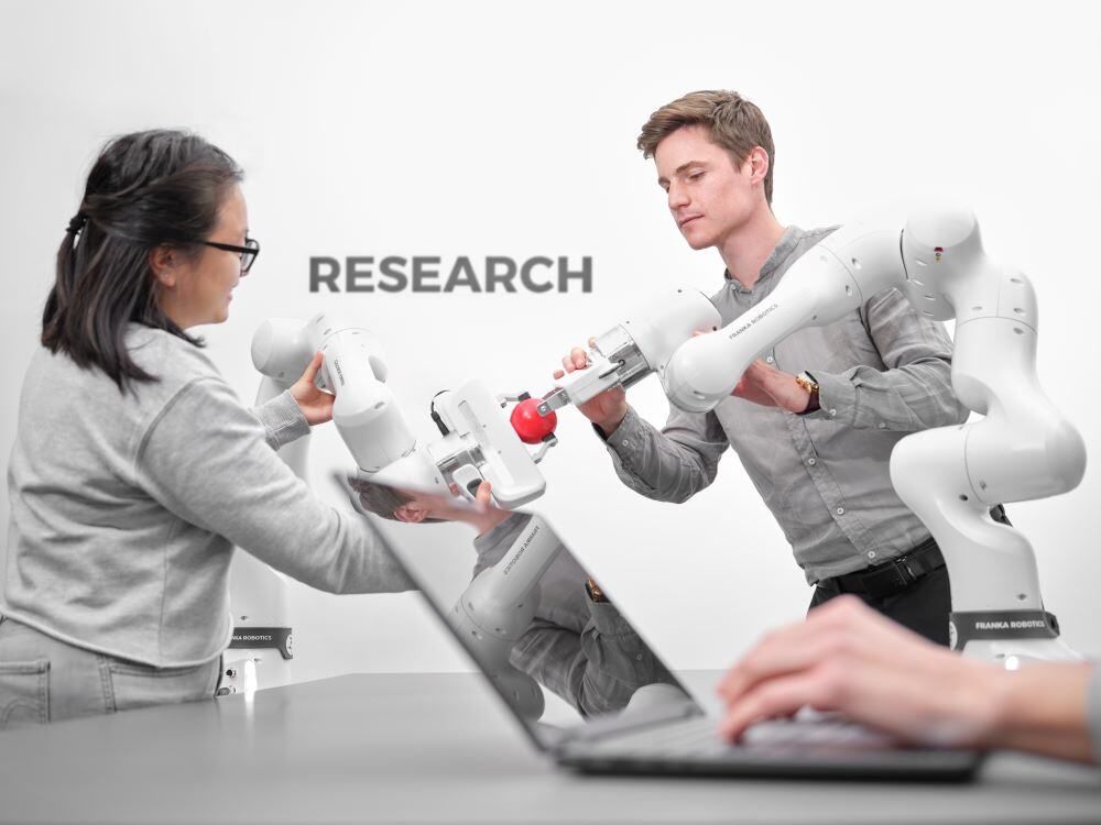 Franka Research 3 in operation