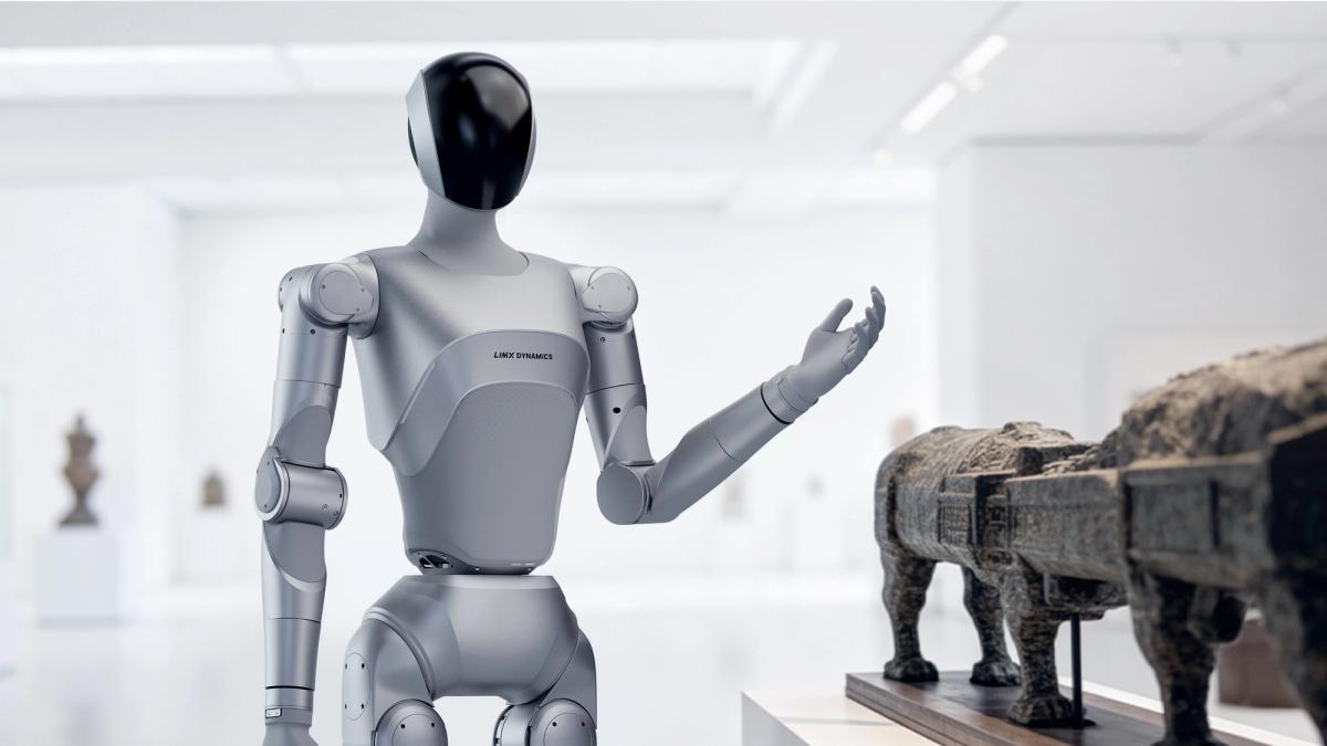 LimX Luna deployed in a museum setting