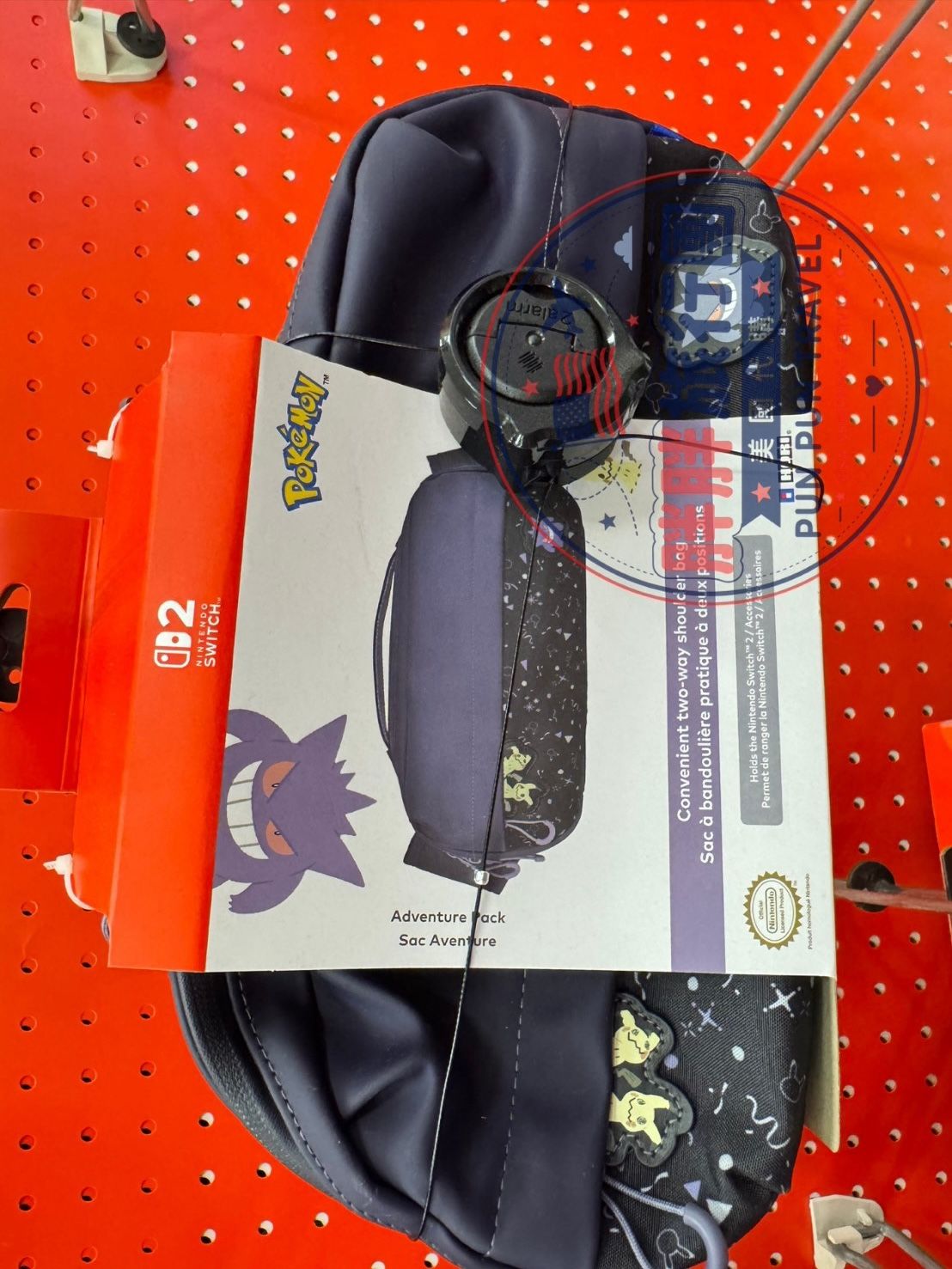 Nintendo Switch 2 × Pokémon 斜背包 耿鬼