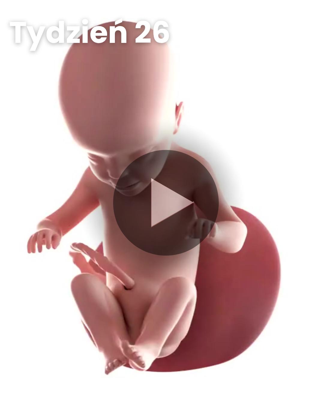 Wideo 3D dziecka: Tydzień 26
