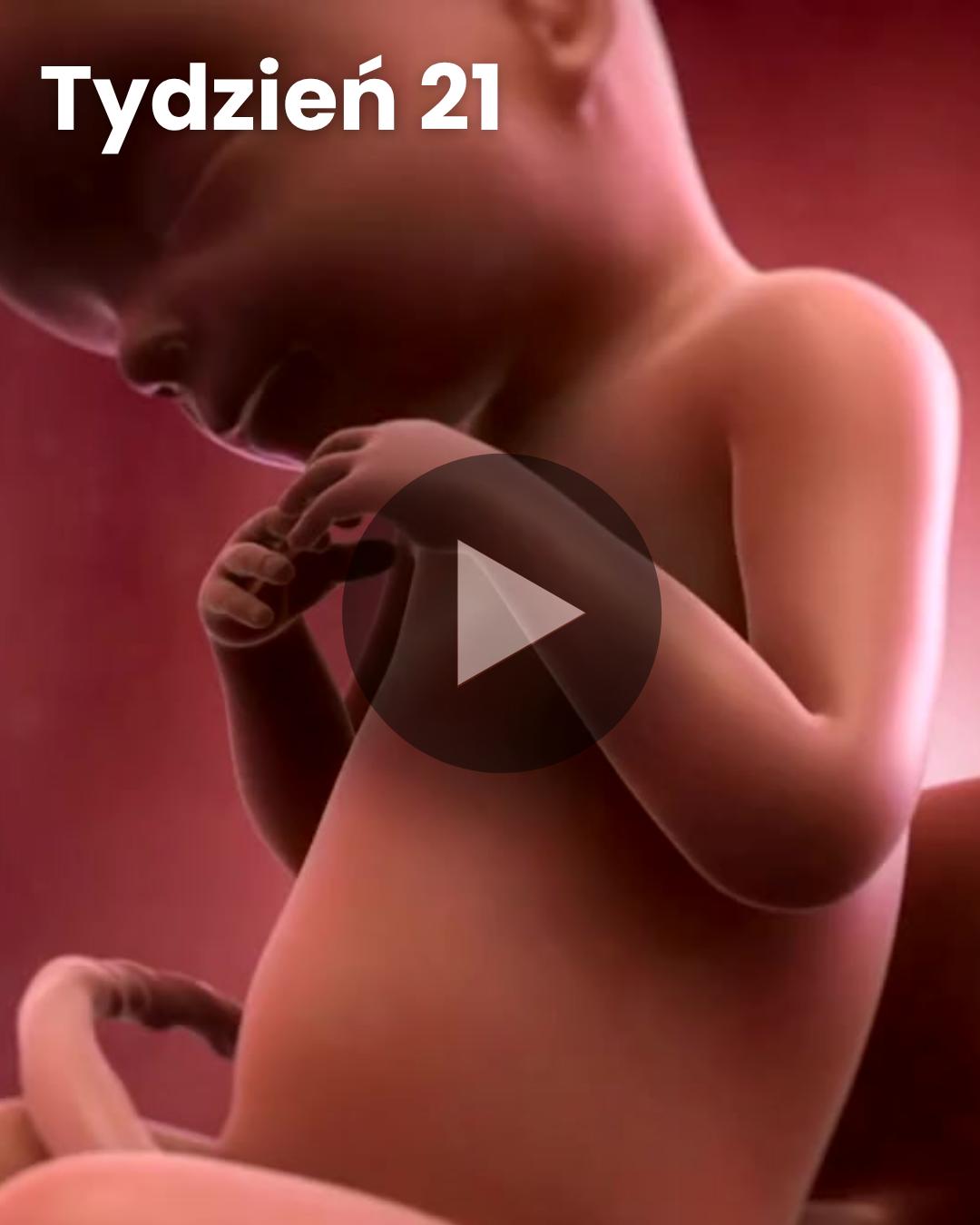 Wideo 3D dziecka: Tydzień 21
