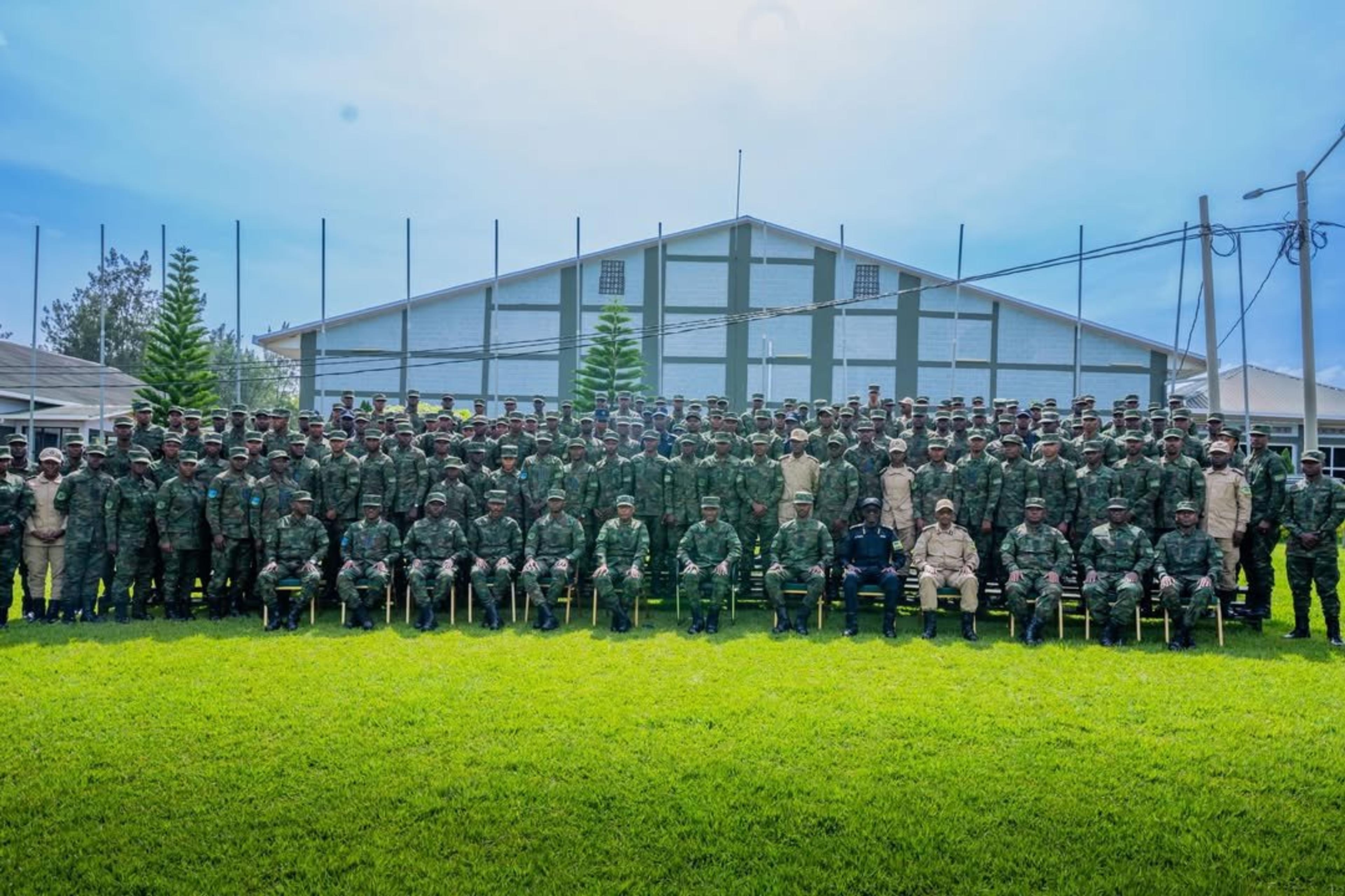 RWANDA: 489 Security Personnel Graduate from Advanced Military Career Courses