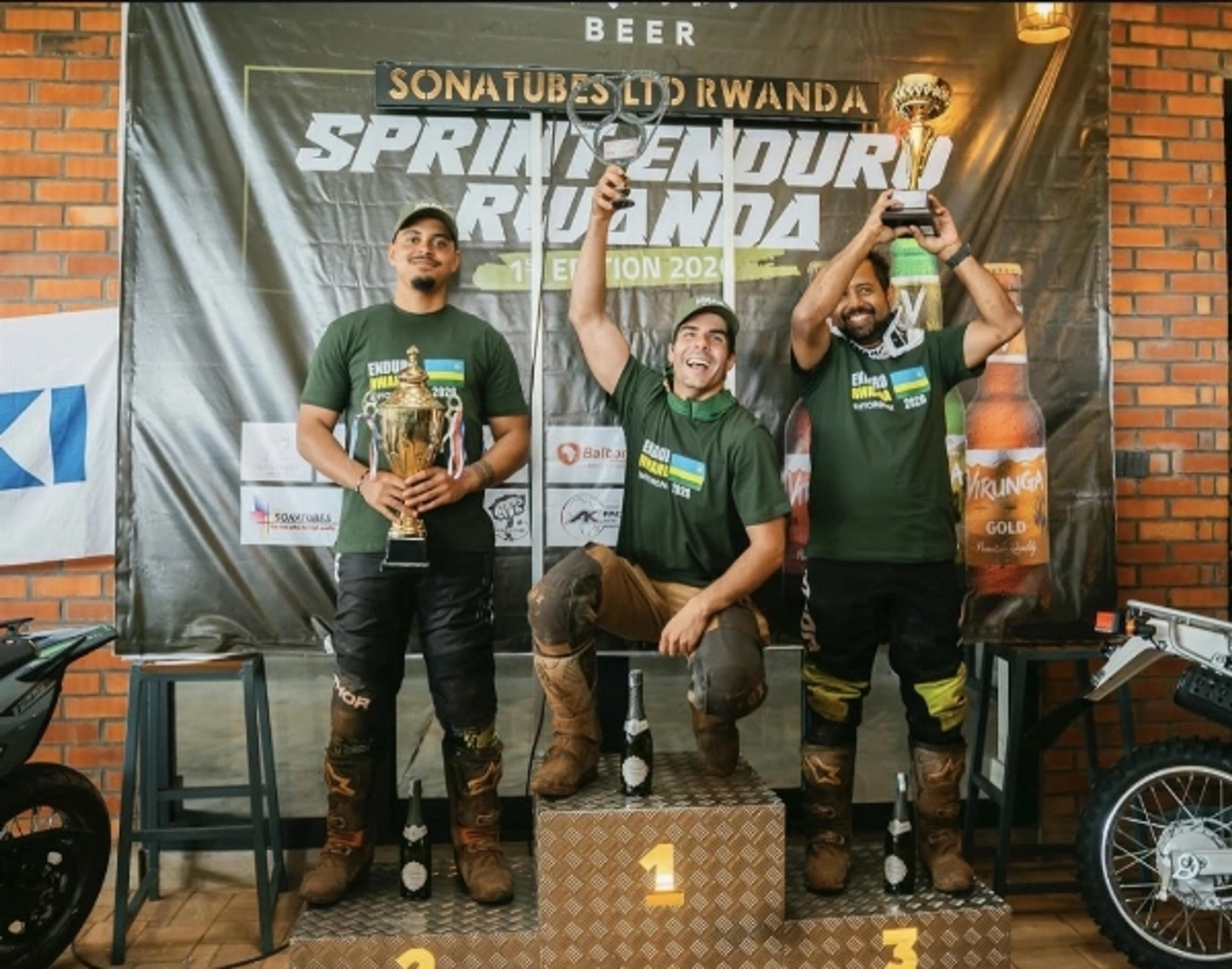 Robin Hobbies wins Sprint Enduro racing in Shyorongi