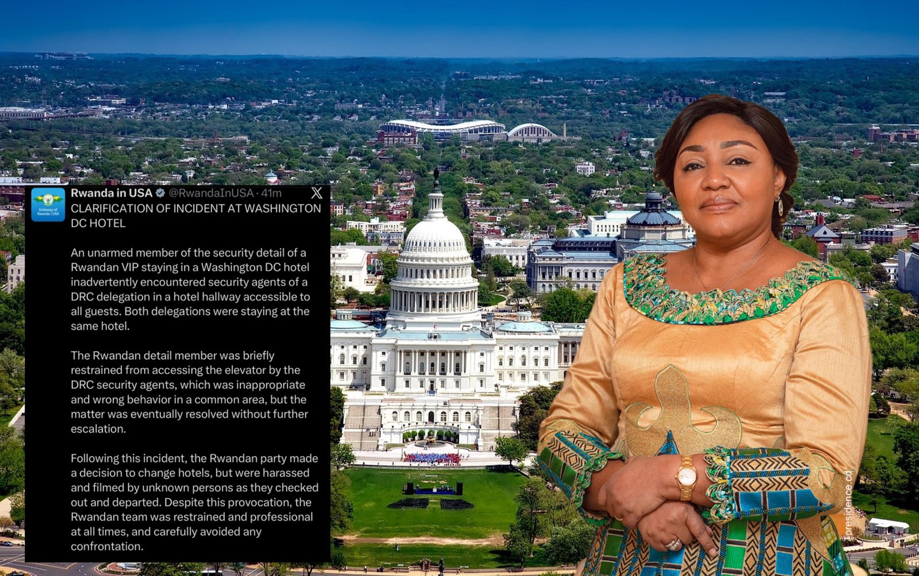RWANDA: Embassy rejects DRC’s assassination narrative after Washington hotel confrontation