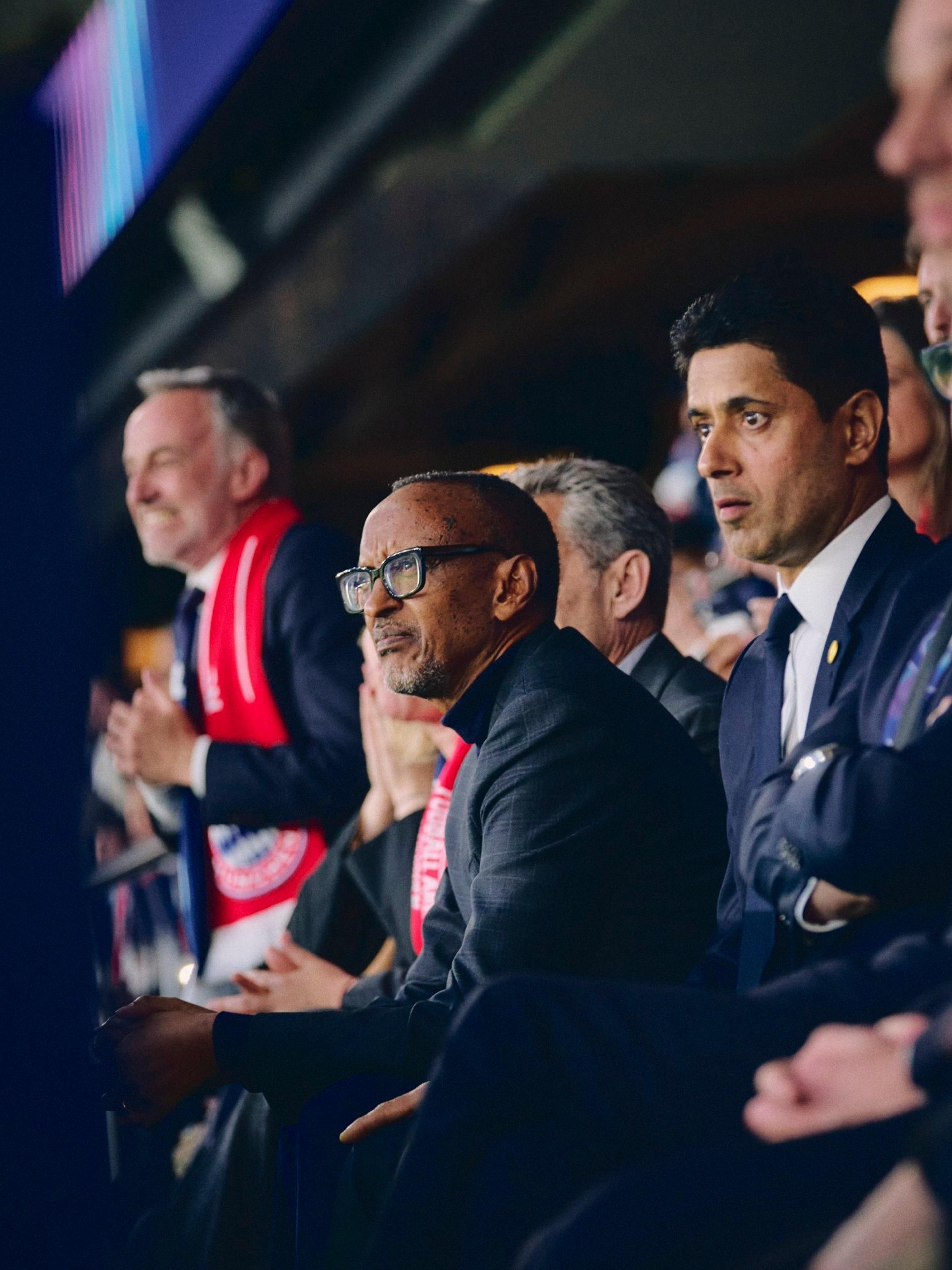 Kagame was in Paris for UCL semi-finals, PSG beat Bayern 5-4