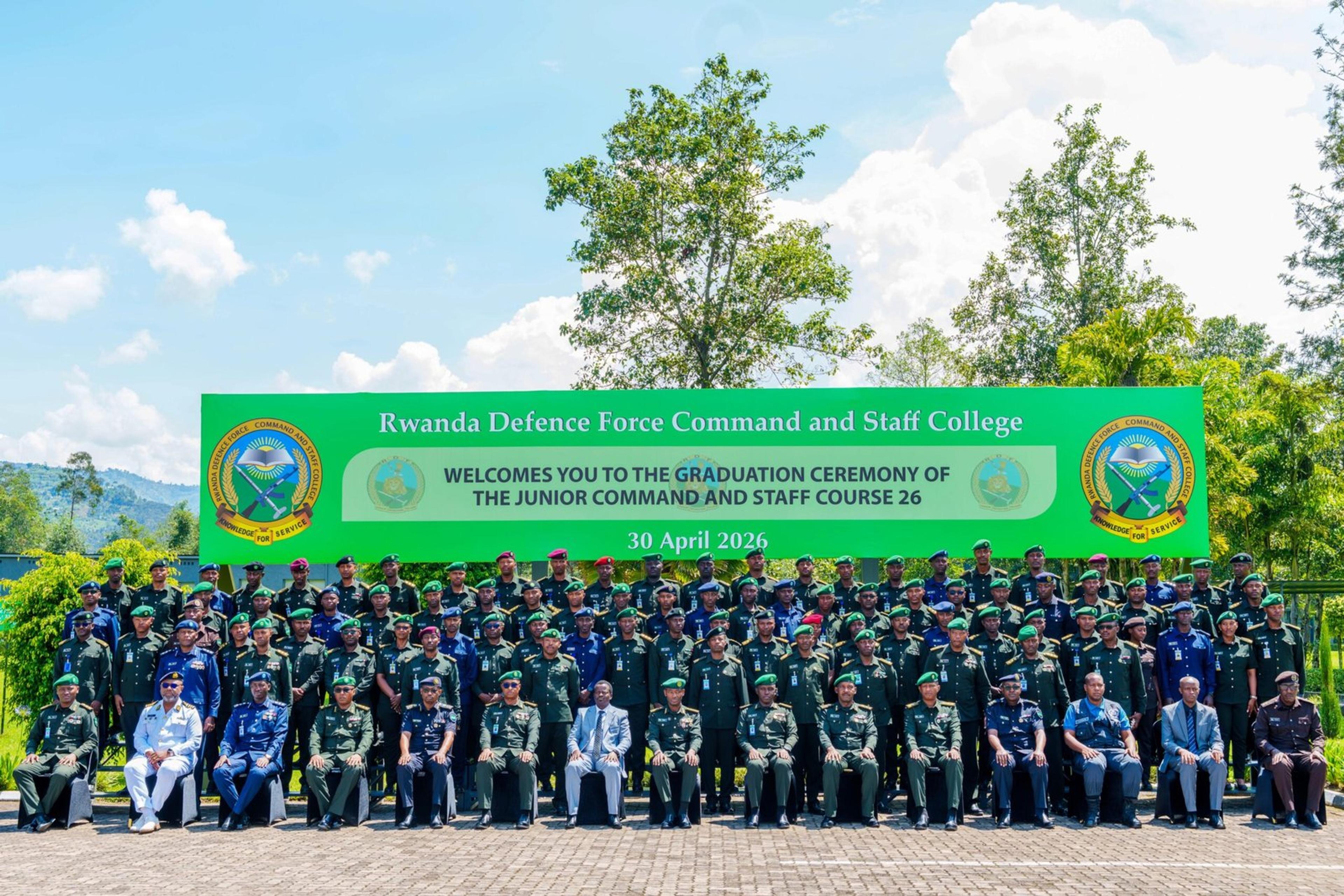 74 Officers, Three Forces, One Graduation. Rwanda Builds Its Command Class