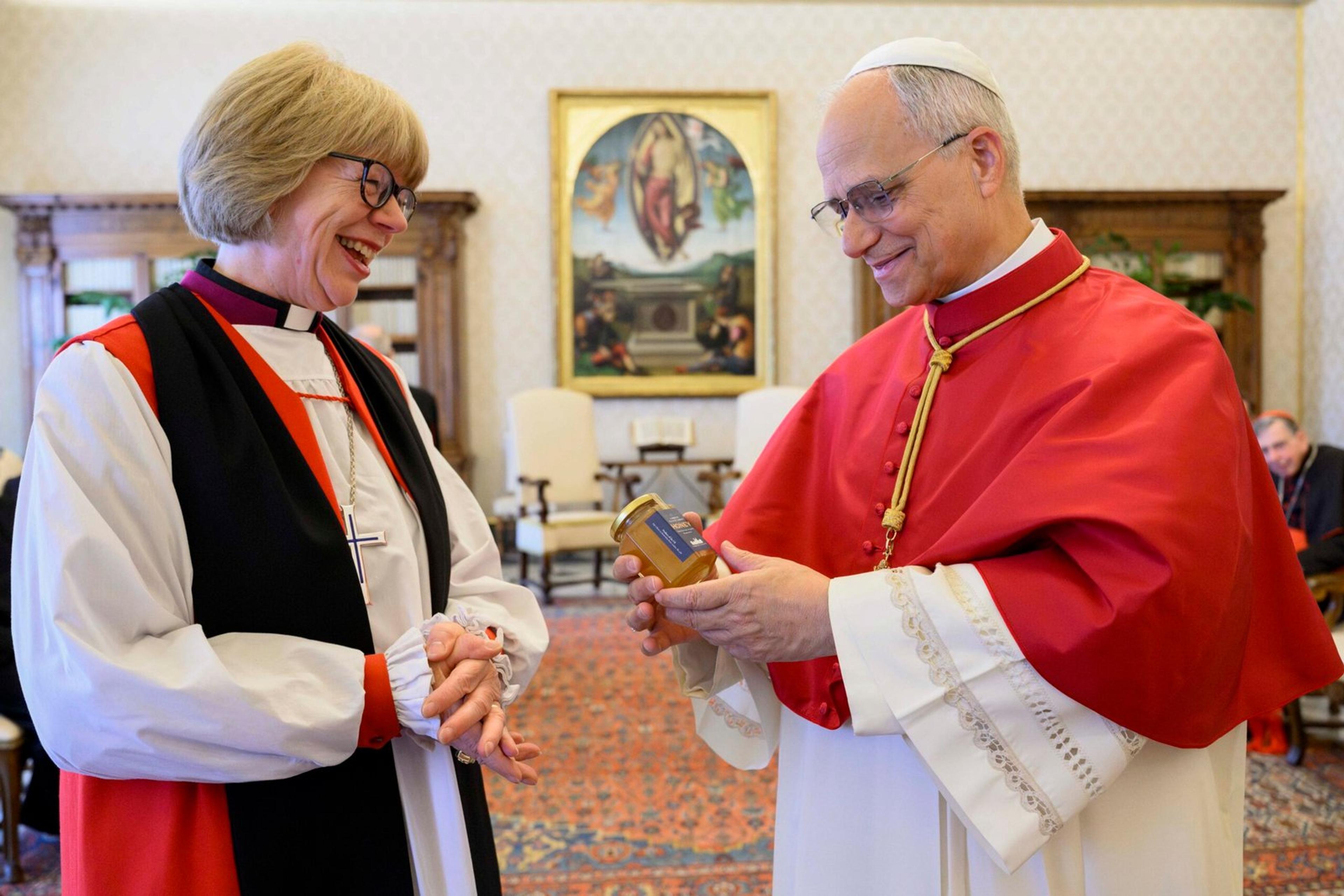 Pope Leo XIV and the First Female Archbishop of Canterbury Meet in Rome