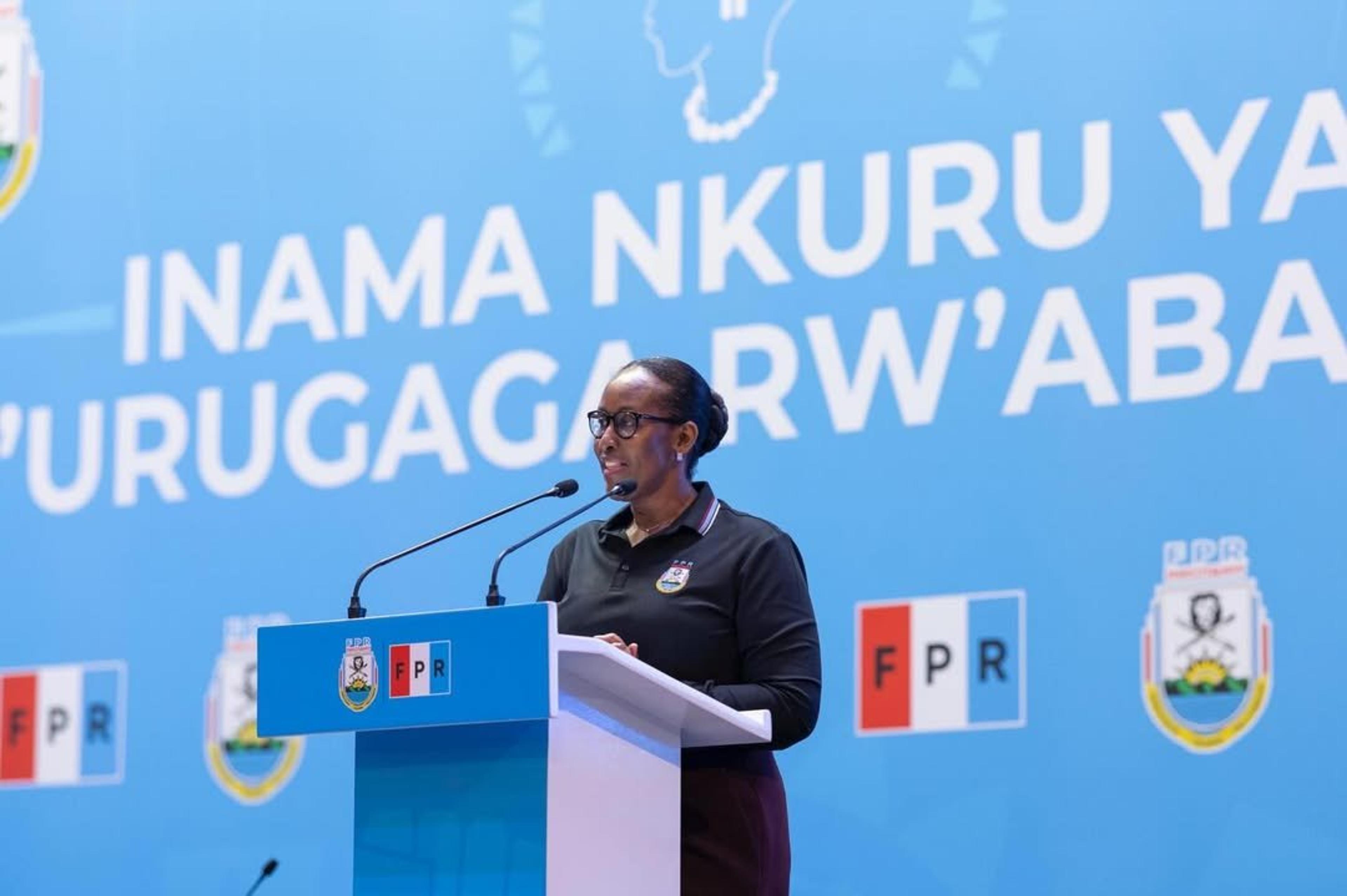 RWANDA: First Lady tells 2,000 women that loving the country must be a daily act