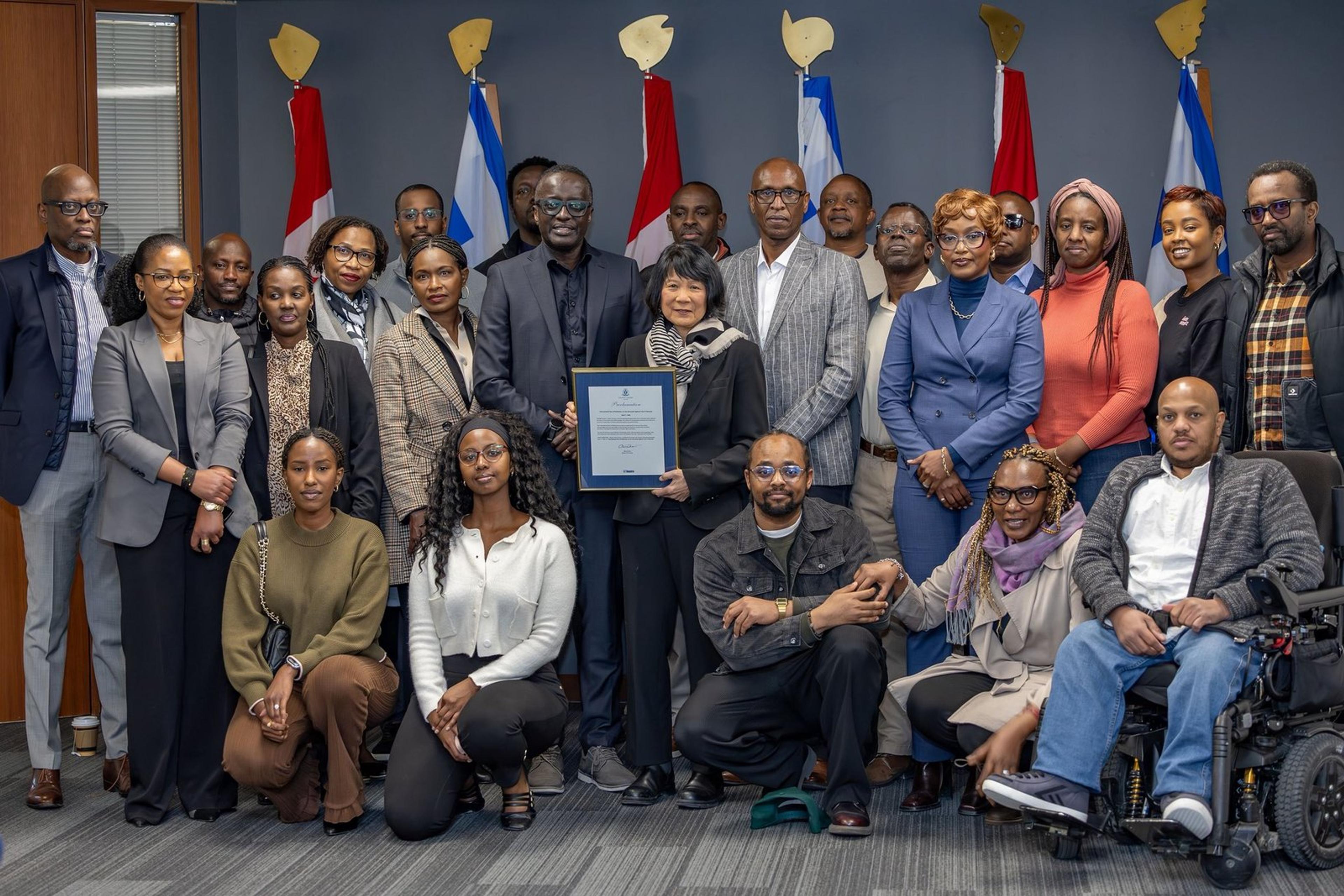 Canada's Largest City Formally Recognises April 7 as the International Day of Reflection on the Genocide Against the Tutsi