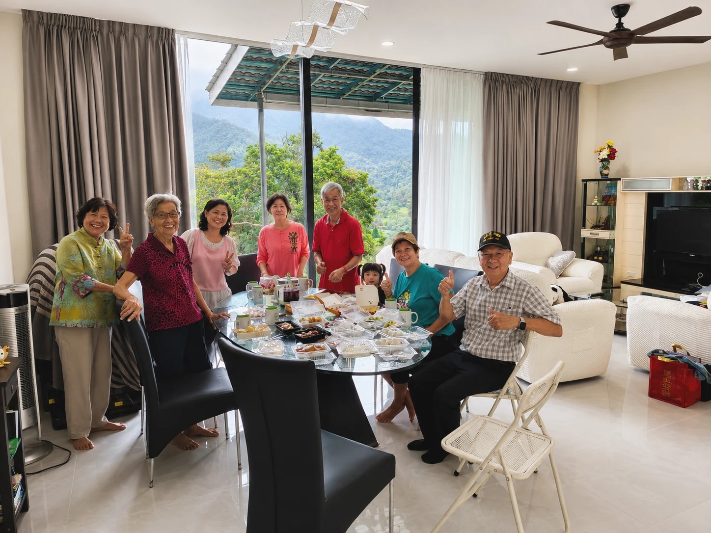 friends at tea time