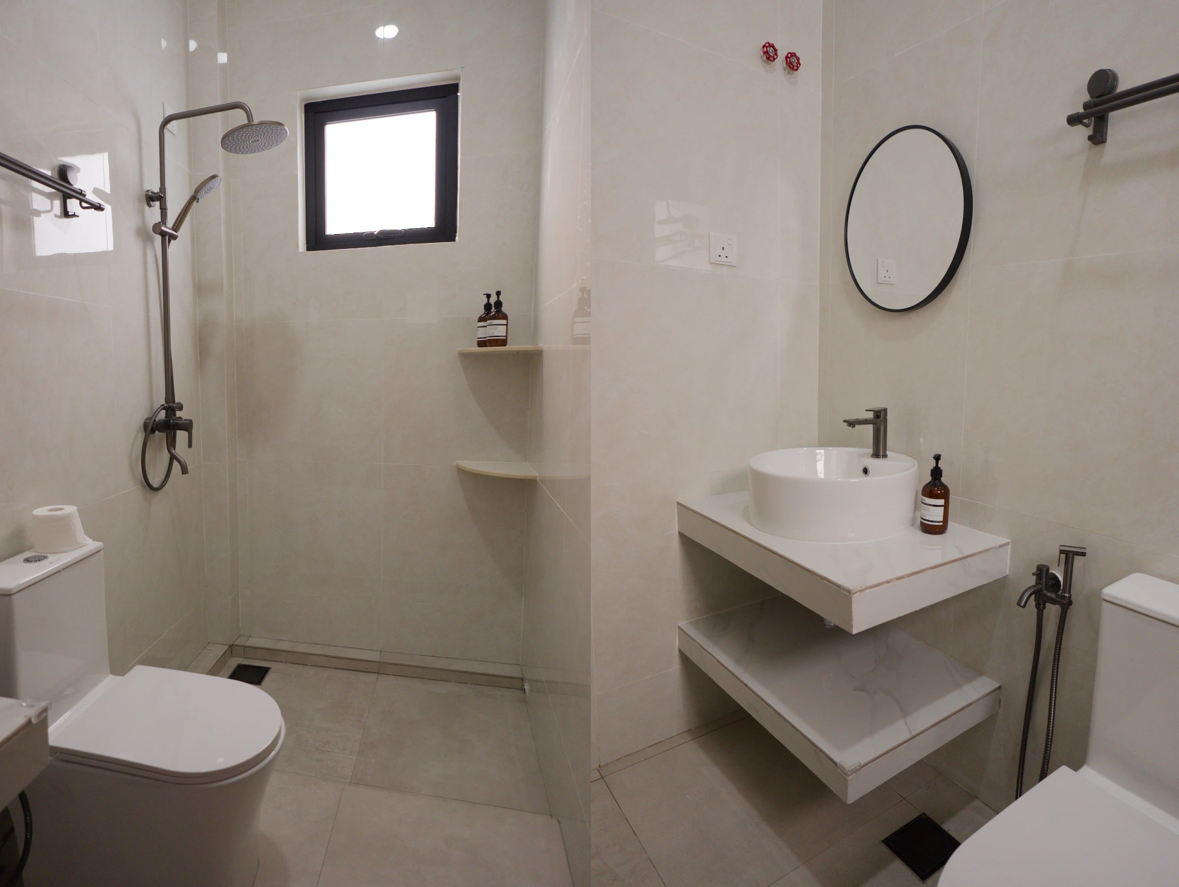 Private en-suite bathrooms