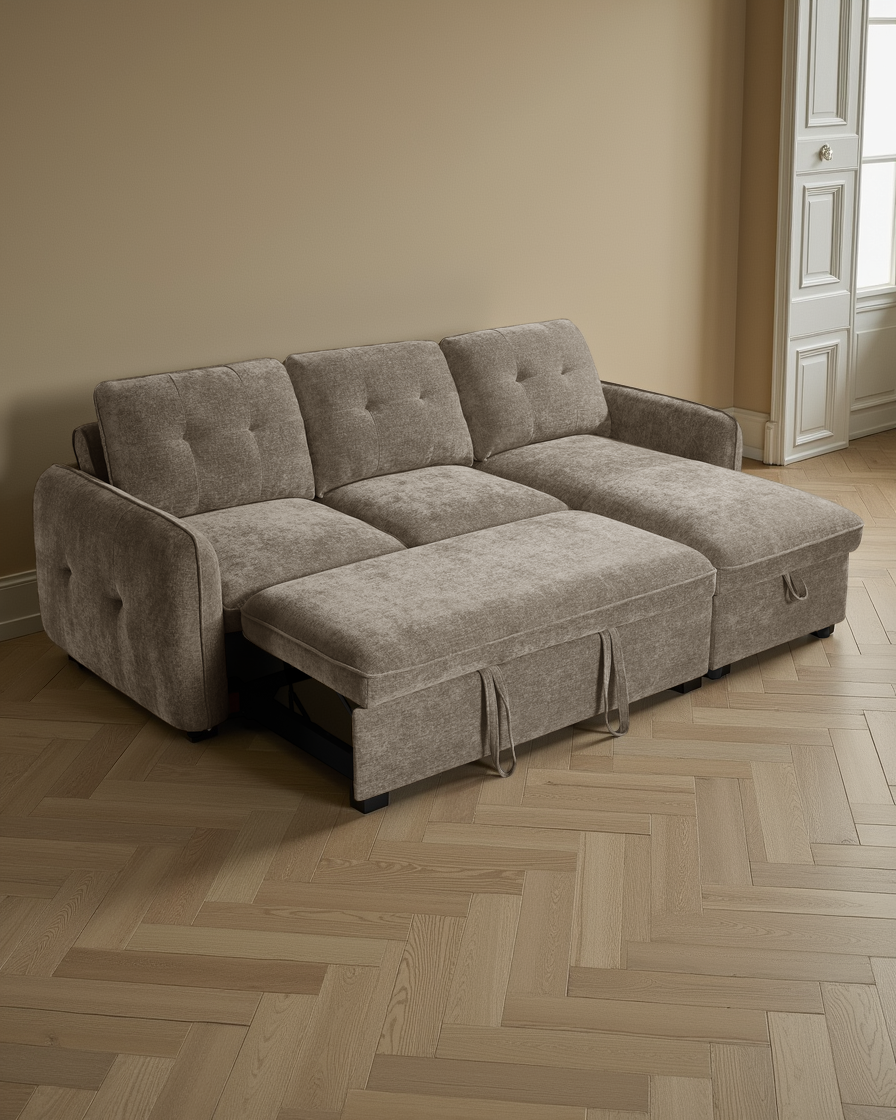 Liverpool Sofabed Brown Universal Corner