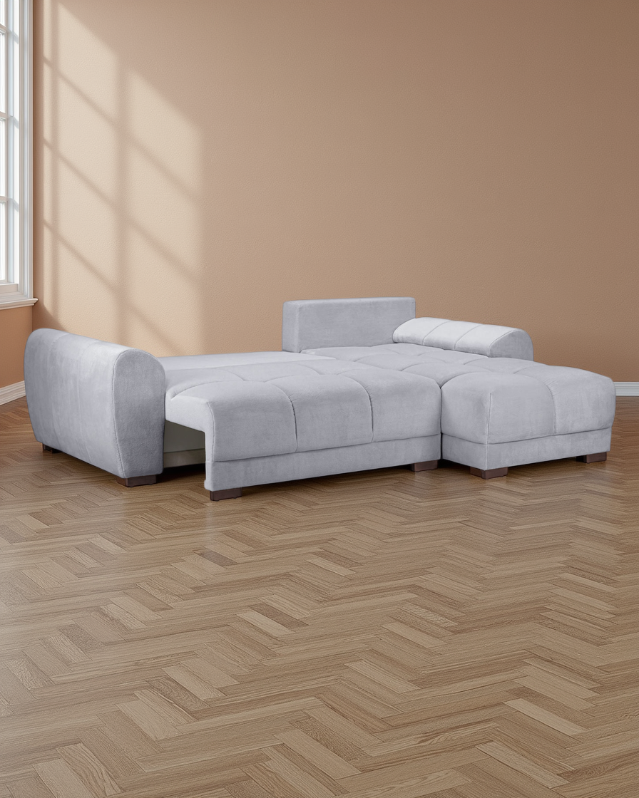 Madrid Sofabed Grey Universal Corner