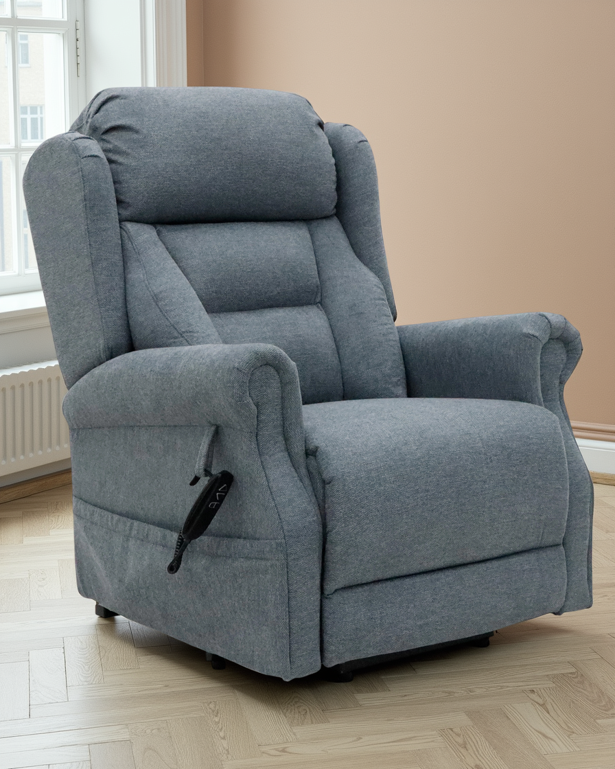 Brussels Rise and Recline Chair Grey