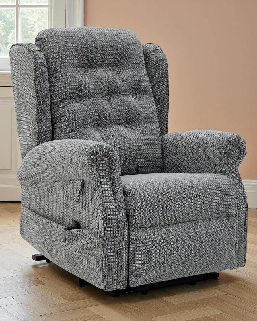 Tallinn Rise and Recline Chair Grey