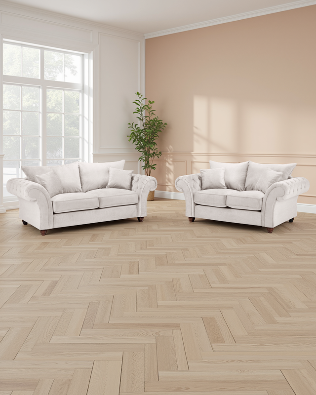 Stuttgart Fullback Sofa Stone 3+2 Seater
