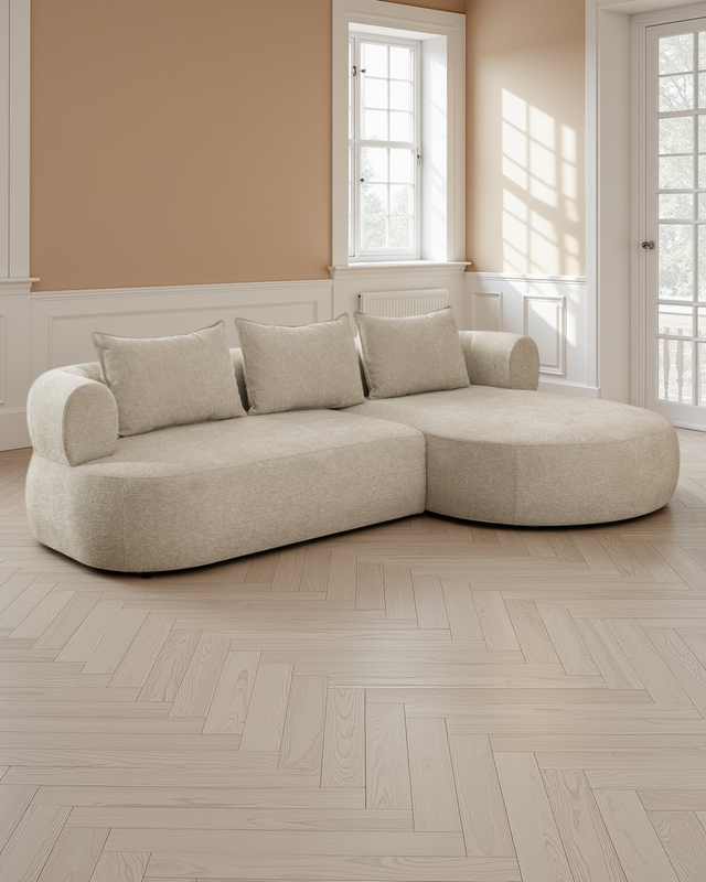 Antwerp Sofa Beige Right Hand