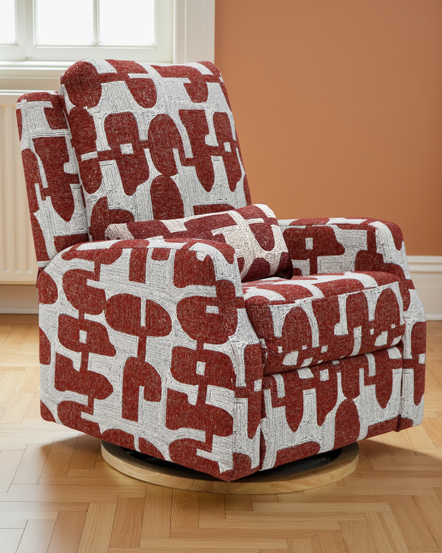 Aarhus Electric Reclining Chair Red