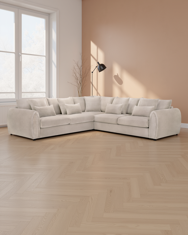 Edinburgh Sofa Mocha Large Corner