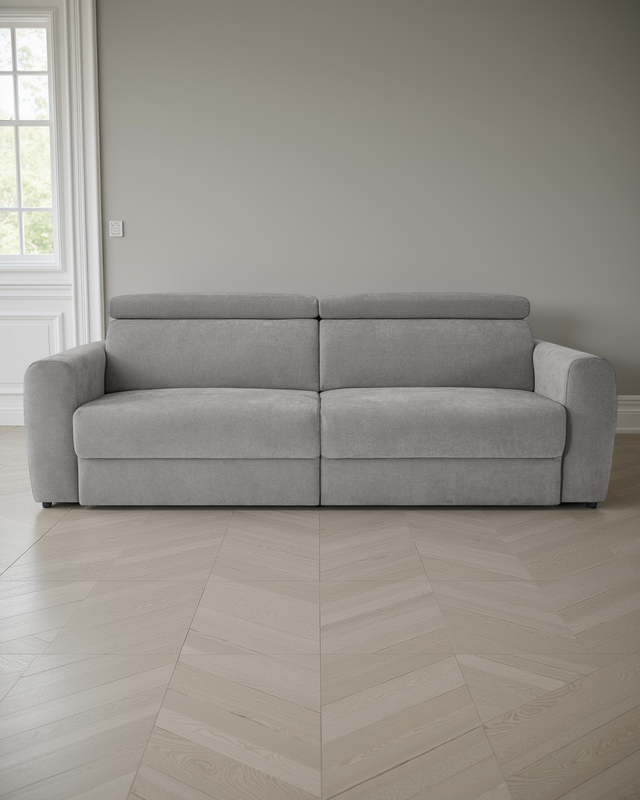 Rotterdam Electric Sofabed Grey 3 Seater
