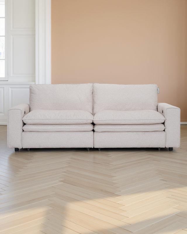 Lisbon Cloud Beige Electric Sofa