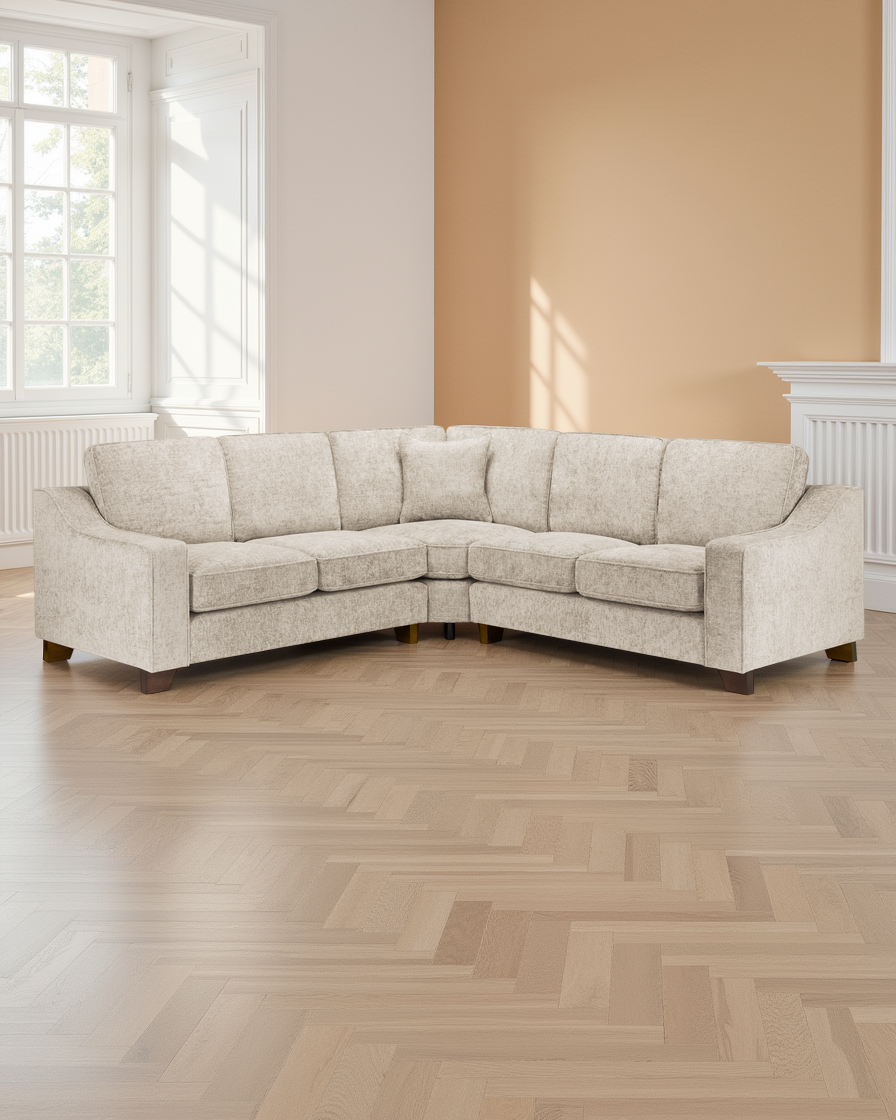 Leeds Sofa Stone Large Corner