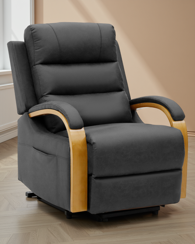 Cologne Electric Reclining Chair Grey