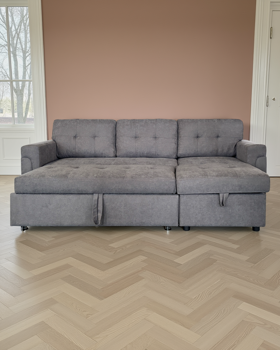 Bristol Sofabed Grey Universal Corner