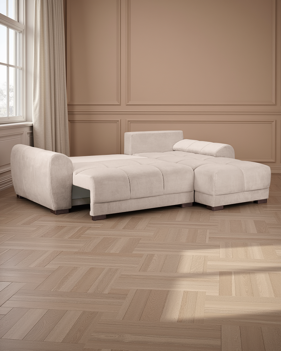 Madrid Sofabed Mocha Universal Corner