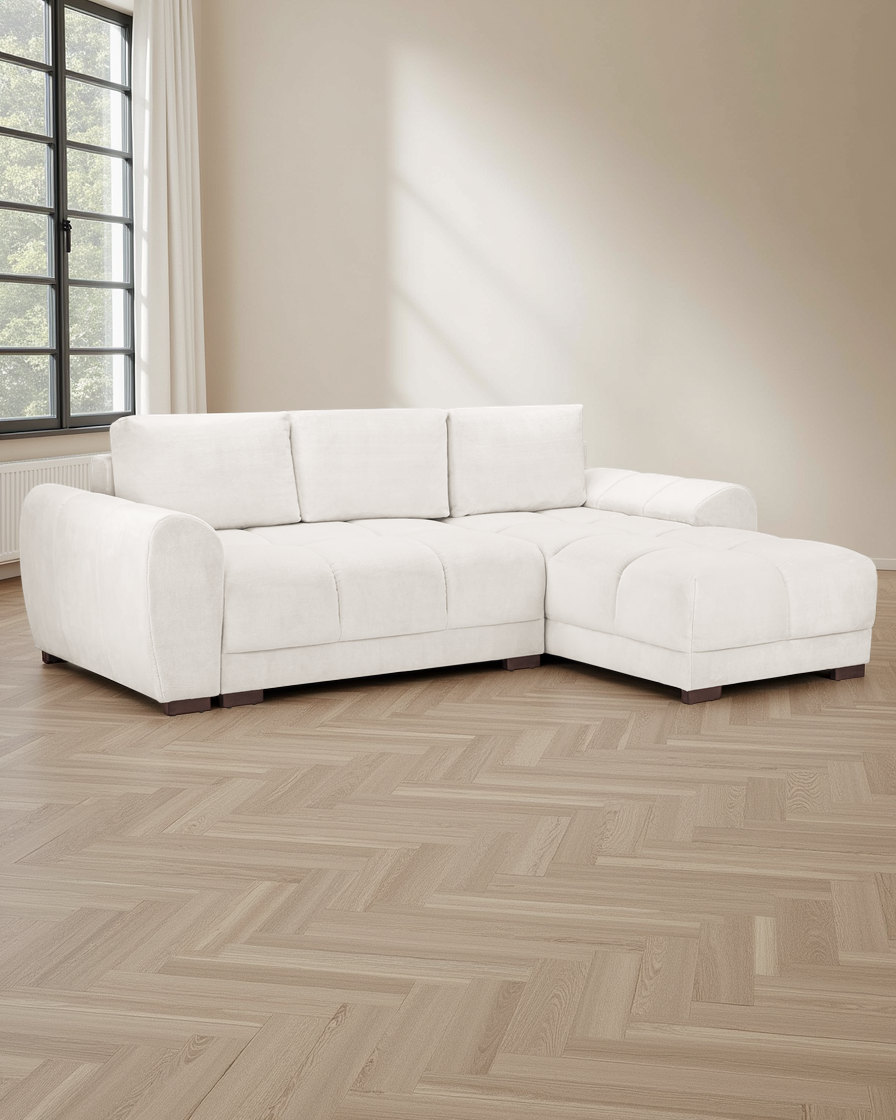 Madrid Sofabed Cream Universal Corner