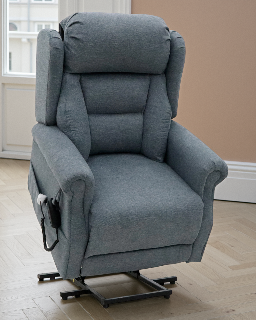 Brussels Rise and Recline Chair Grey