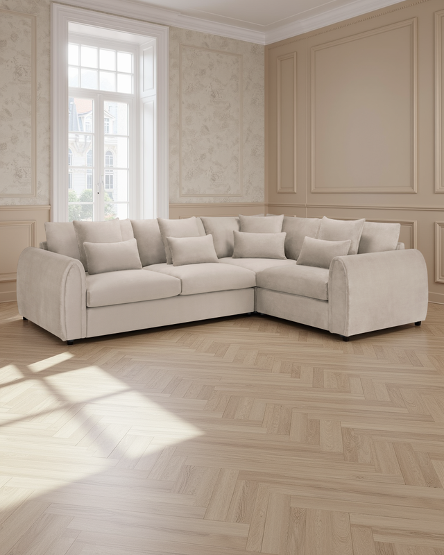 Edinburgh Sofa Mocha Right Hand Facing Corner