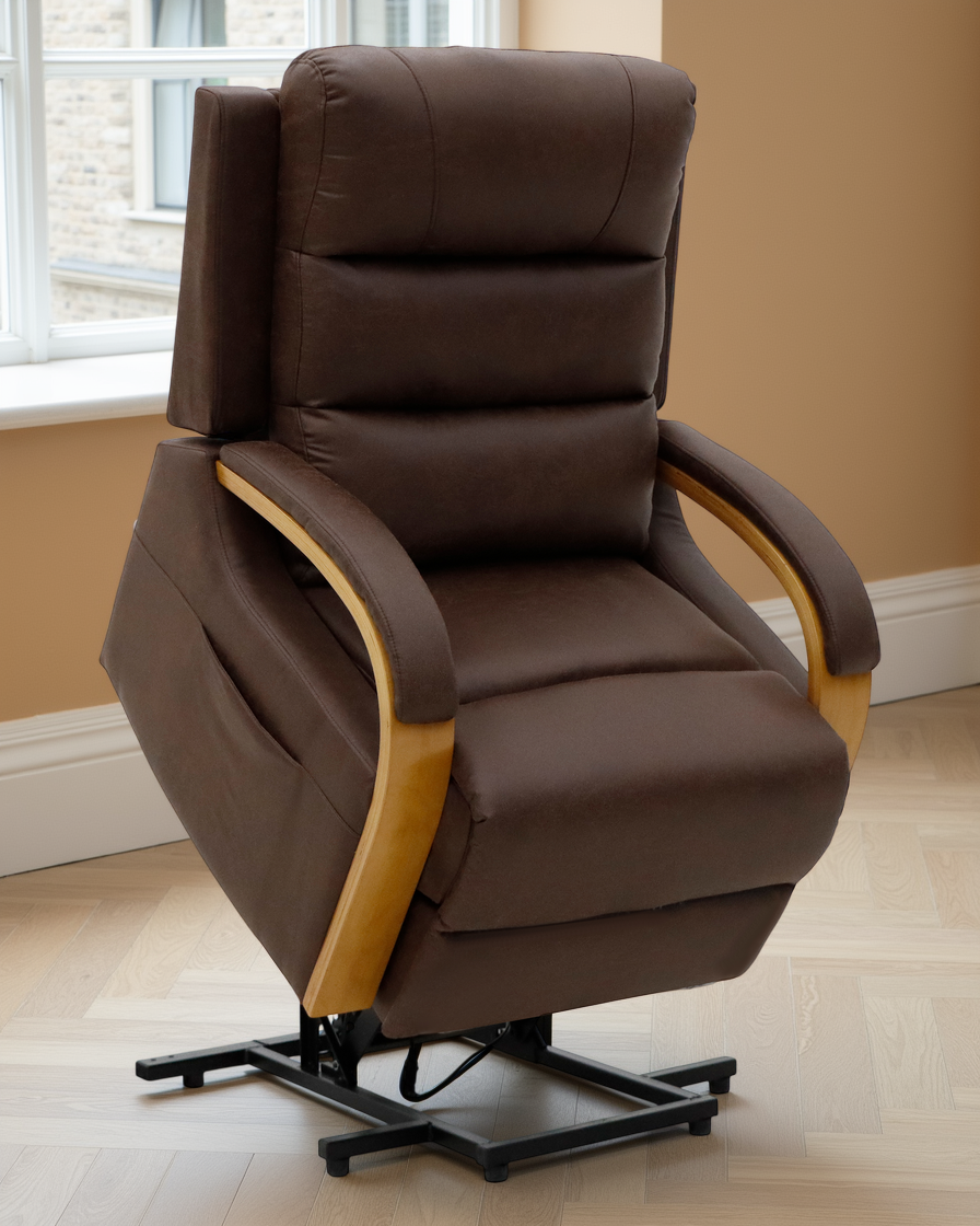 Cologne Electric Reclining Chair Brown