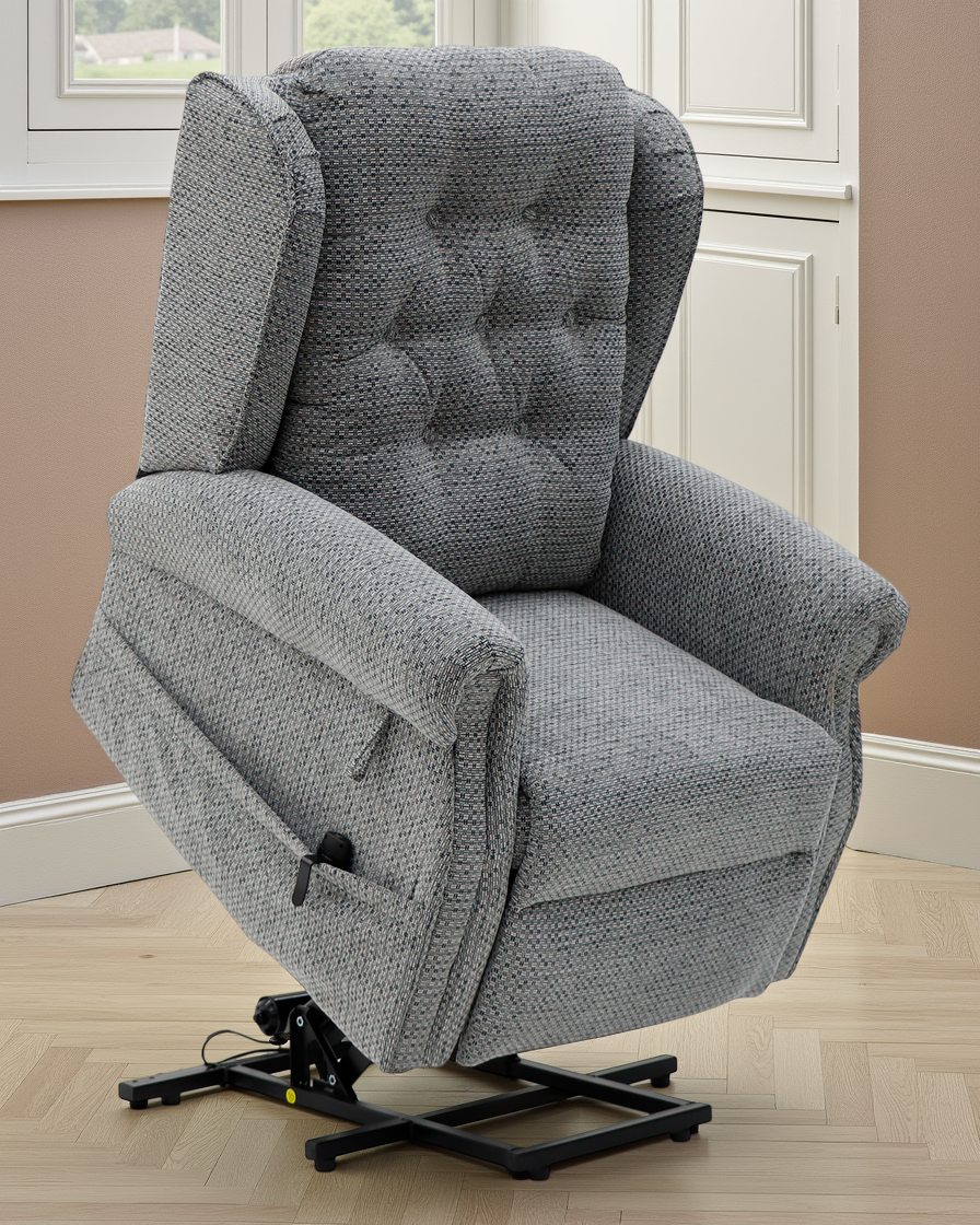 Tallinn Rise and Recline Chair Grey