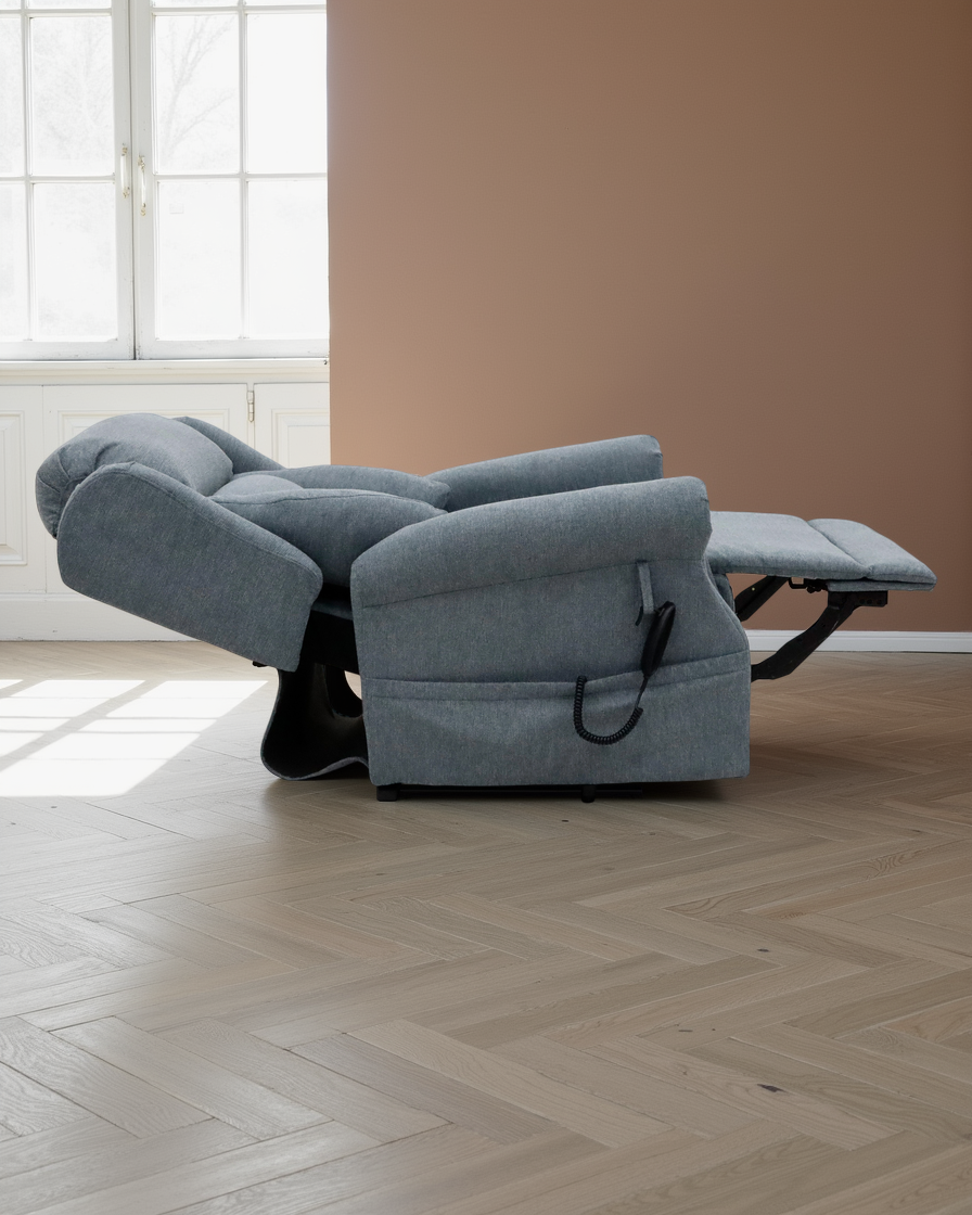 Brussels Rise and Recline Chair Grey