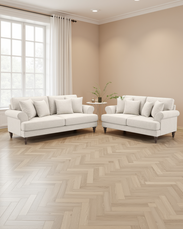 Basel Sofa Legacy Beige 3+2 Seater