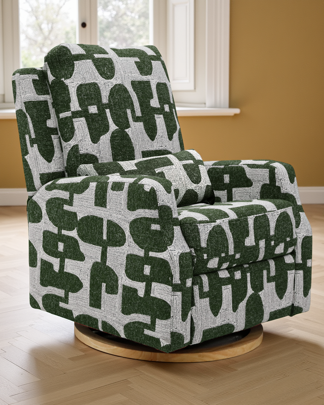 Aarhus Electric Reclining Chair Green
