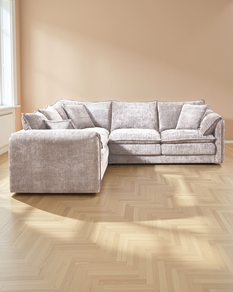 Riga Sofa Beige Large Corner