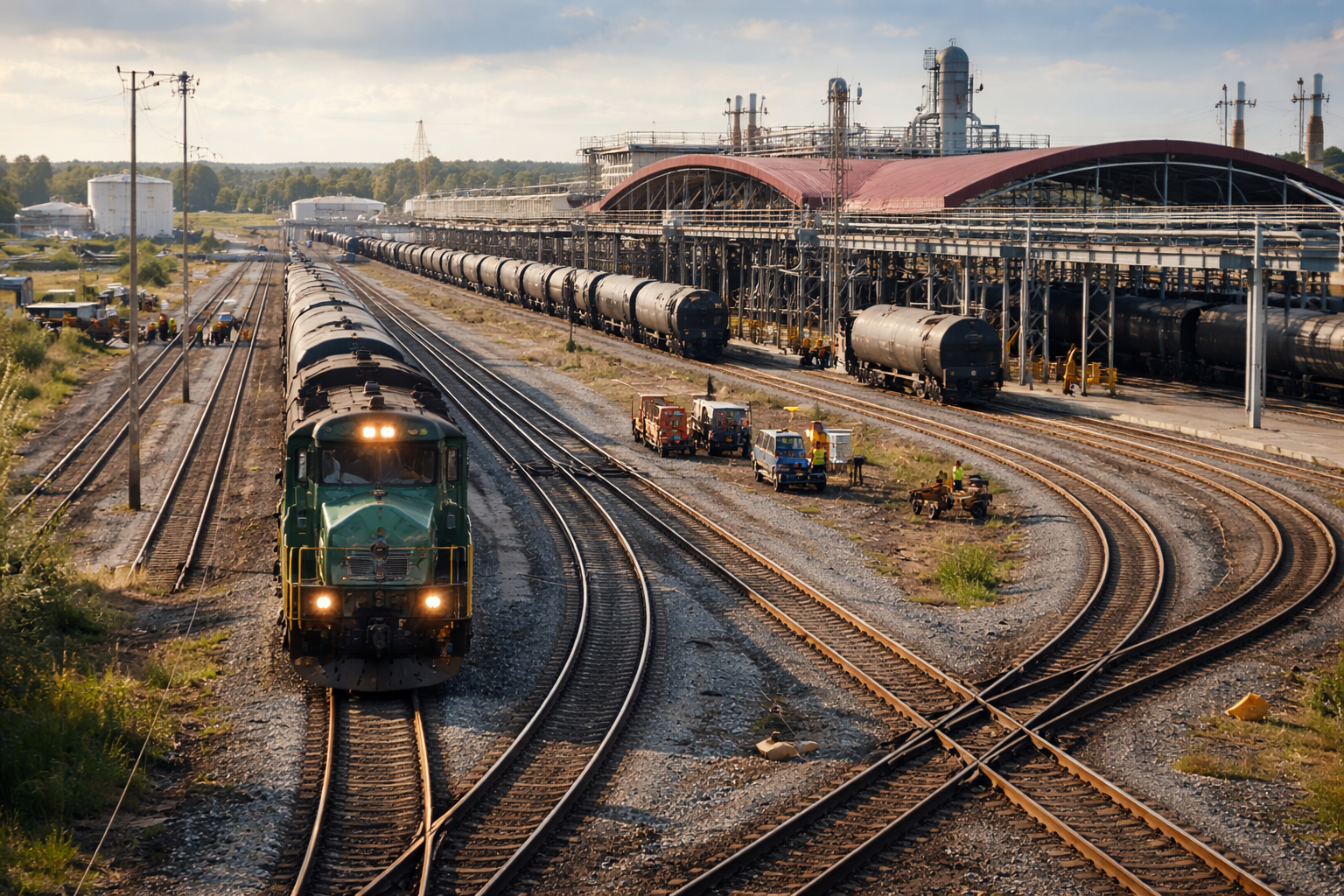 Terminal Expansion and Track Realignment