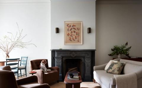 Brooklyn Heights Neo-Grec Living Room