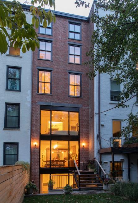 Cobble Hill Anglo-Italianate Rear Facade