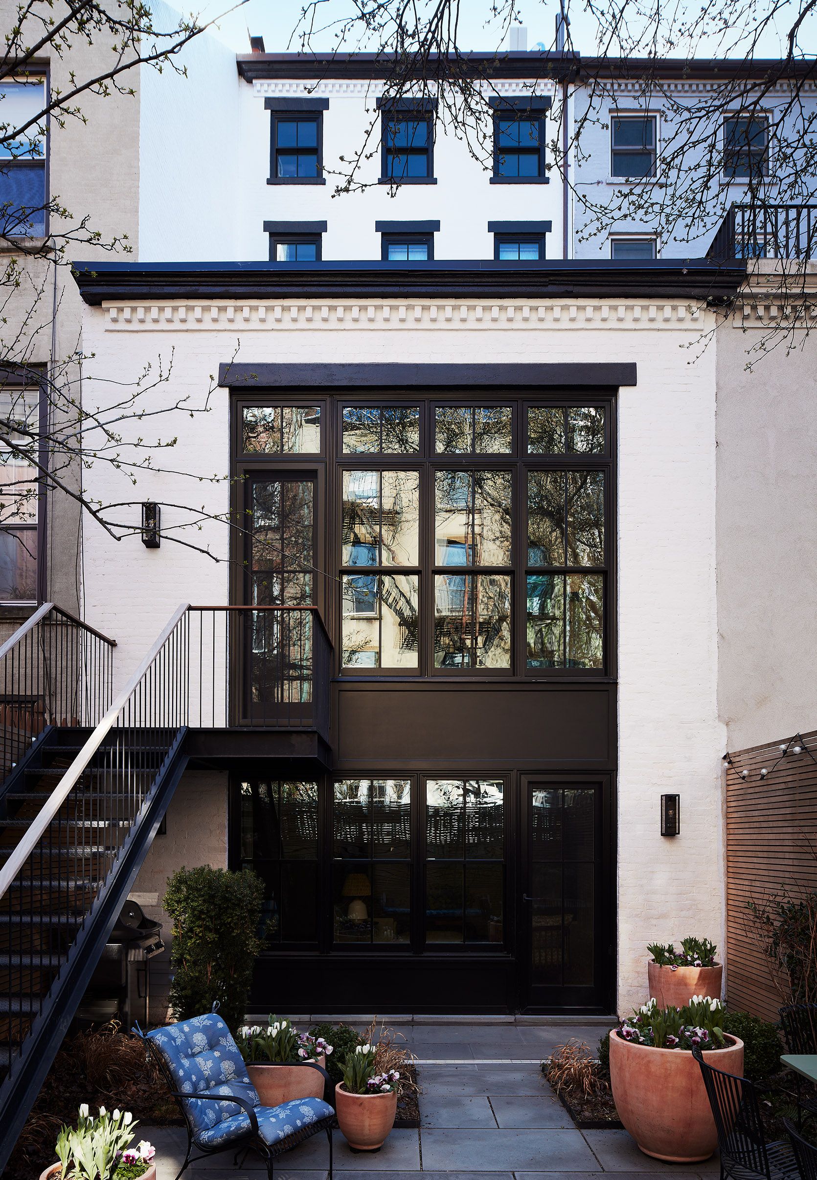 Brooklyn Heights Neo-Grec Rear Facade