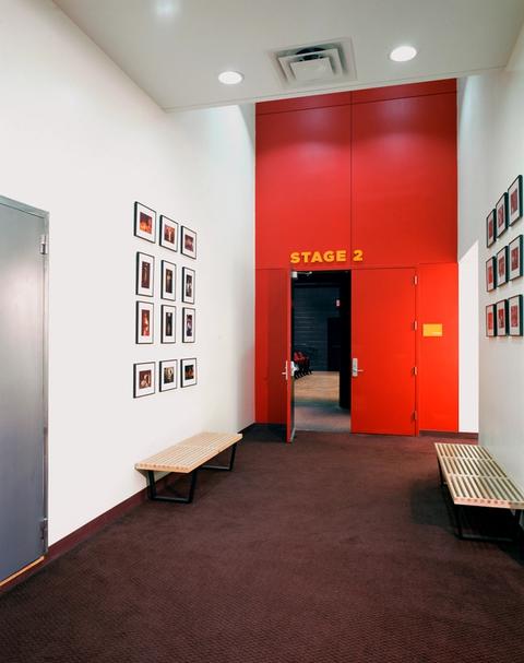 Atlantic Theater Company Red Wall