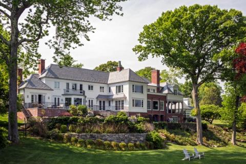Darien Waterfront Rear Yard