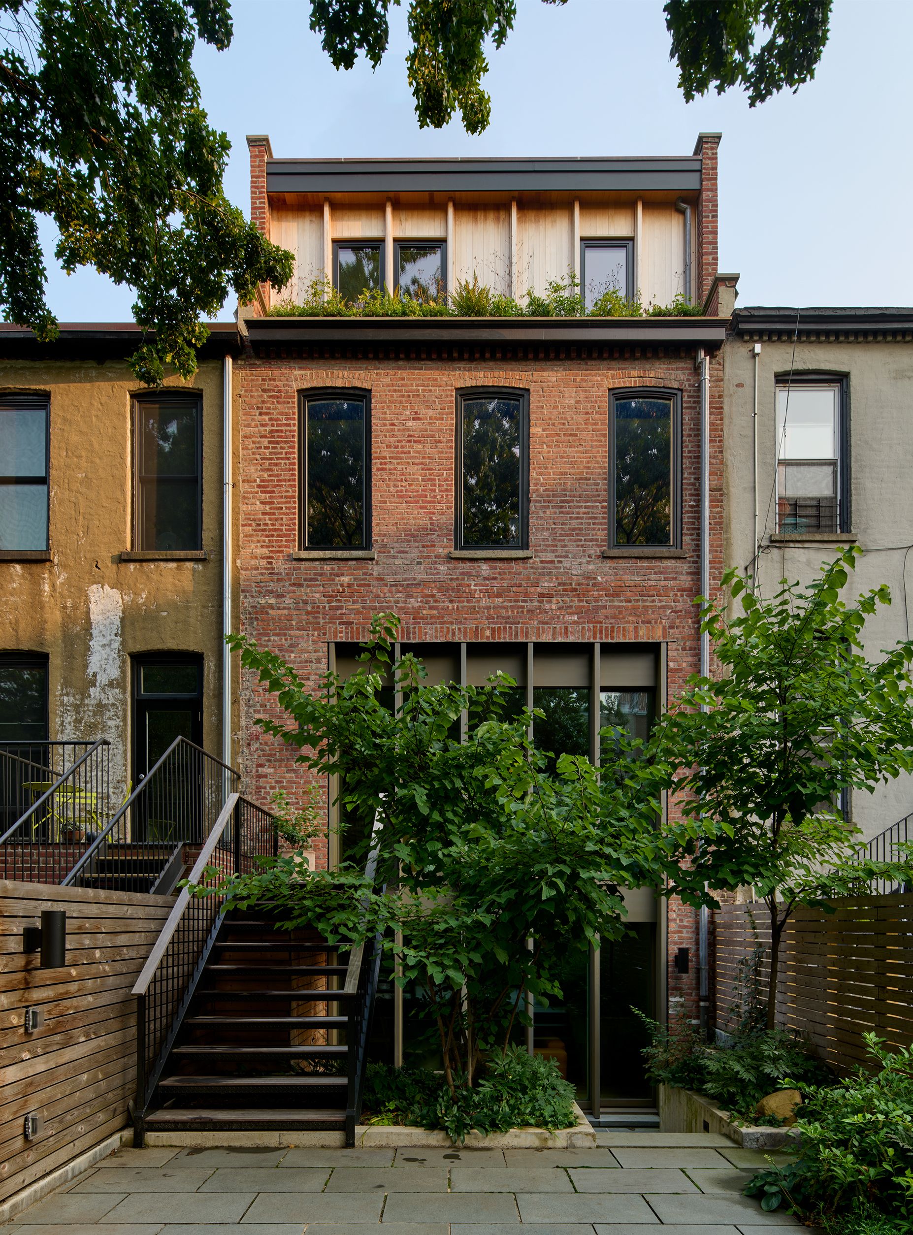 Clinton Hill Italianate Rear Facade